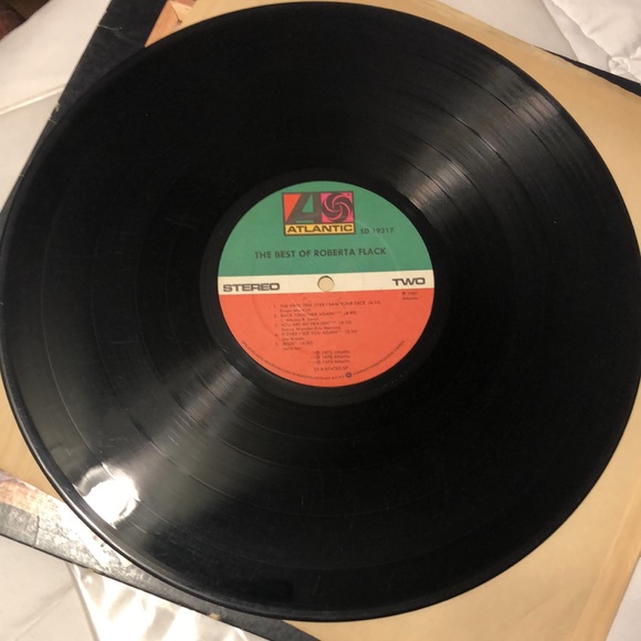 The Best Of Roberta Flack-1981 vinyl record-Used - Picture 4 of 4